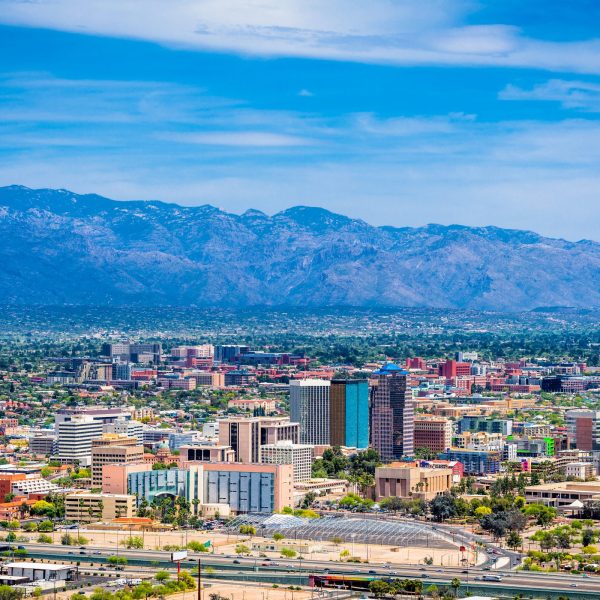 Tucson, Arizona, USA downtown city skyline